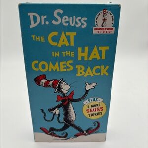 Dr. Seuss The Cat in the Hat Comes Back VHS - Blue Edition